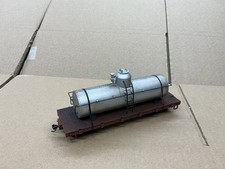 BACHMANN SPECTRUM ON30 NARROW GAUGE FREIGHT CAR WAGON SILVER TANK CAR NICE !