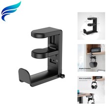 EURPMASK Rotating Headphone Stand - PC Gaming Headset Holder, Adjustable Clam...