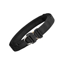 New Tactical Quick Release Battle 2 Layer Heavy Duty Metal Buckle Belt Black