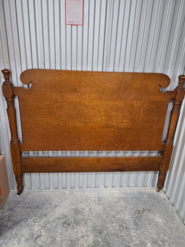 Birdseye maple furniture. 200 Year old full bed. Only needs slats.