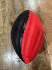 Vintage 1989 Parker Brothers Nerf Foam Turbo Football Red Black