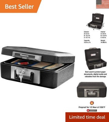 Fireproof Safe with Key Control - Ultimate Protection for Valuables