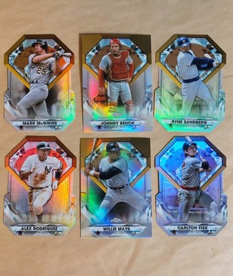 2022 Topps Diamond Greats Lot (6) Mays Bench McGwire Sandburg NO DUPES
