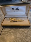 Vintage MOD Tie Clip In Original Case Estate RV #37 — photo 1