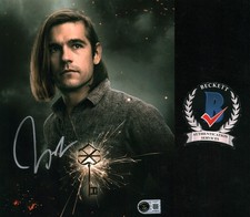 JASON RALPH SIGNED MAGICIANS  QUENTIN COLDWATER 8X10 PHOTO BECKETT BAS COA
