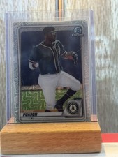 Robert Puason 2020 Bowman Chrome Mojo Refractor Prospect Card #BCP-173 Athletics