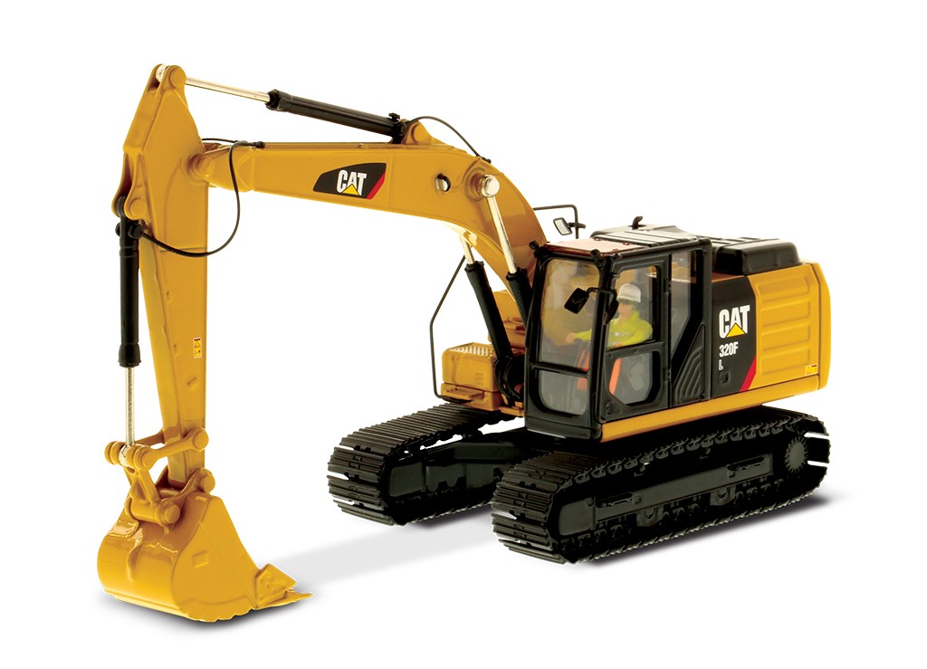 Pelle sur chenilles CAT 320F L engin de chantier miniature collector Diecast 1:50