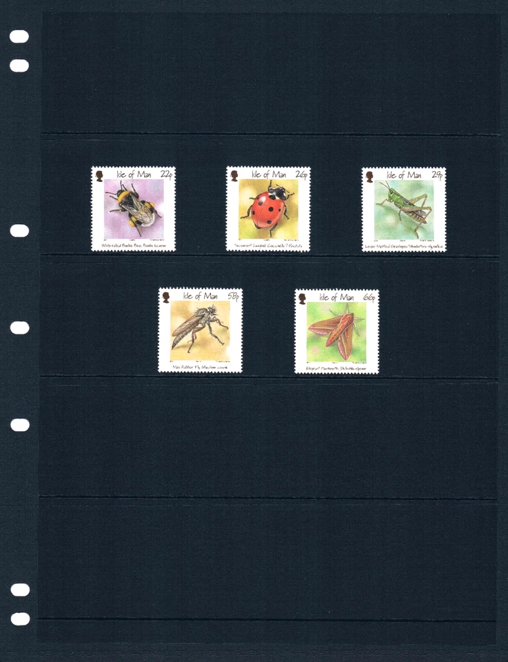$6.15 Scott Value - 2001 ISLE OF MAN GB UK Insects Ladybug Europe CV MNH NH UMM - Image 2 of 4