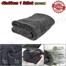 Auto 2Stück 1200 GSM 40*40cm Mikrofasertuch Poliertuch Trockentuch Microfaser