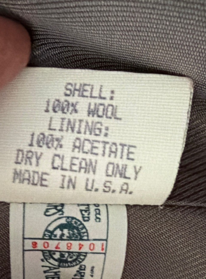 Vintage Pendleton Bergundy Wool Double Breasted L… - image 8