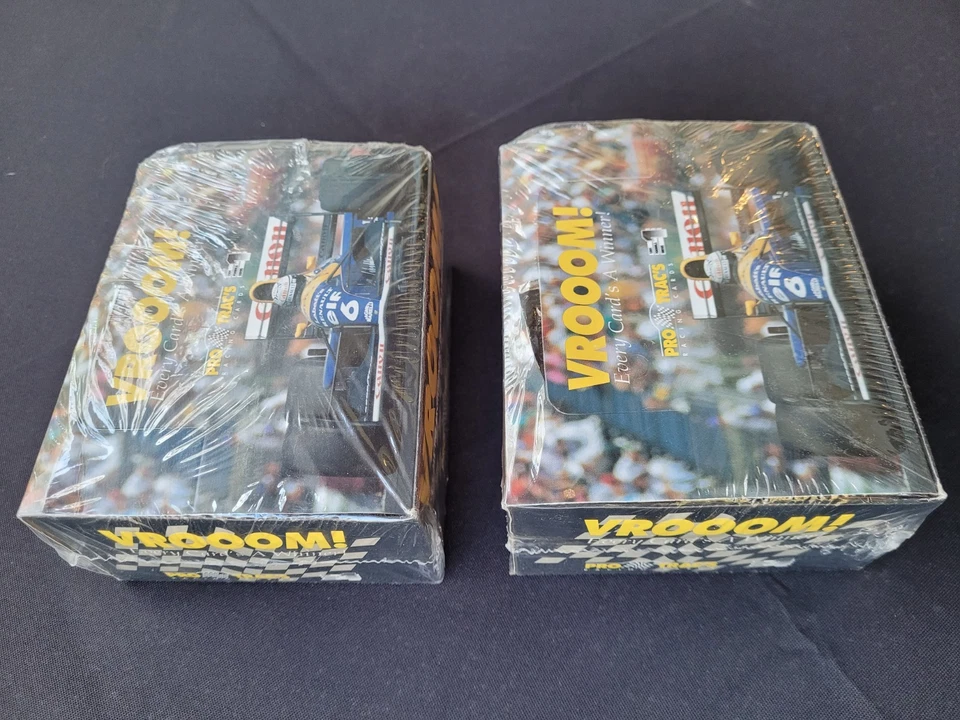 1991 Pro Trac's Racing Cards "VROOM!" Formula One/F1 Two Factory Sealed Boxes - Image 3 of 4