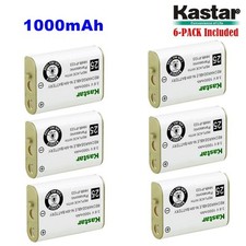 6xKastar Cordless Phone Battery NI-MH 3.6V 1000mAh For Panasonic HHR-P103 Type25