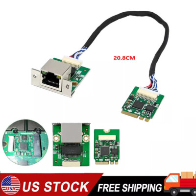US 2.5GbE M.2 A+E Intel I226-V Ethernet NIC Card Multi-Gig 2.5G/1G/100M NGFF2230
