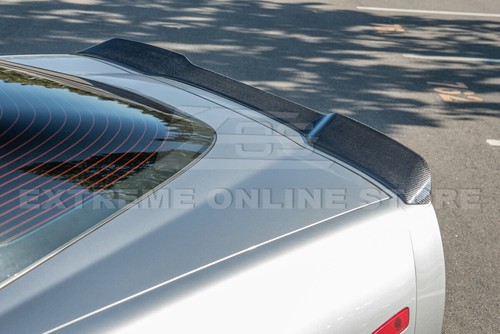 For 05-13 Corvette C6 | ZR1 Extended CARBON FIBER Rear Trunk Lid Wing Spoiler - Picture 7 of 12