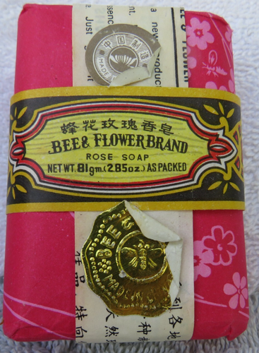 Original Bee & Flower Brand Rose Soap Bar 2,85 oz/81g Chinesische Seife