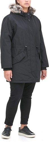 NWT Levi's Women's Faux Fur Lined Hooded Parka Jacket Plus Size 1X $300 2D104 - Picture 3 of 5