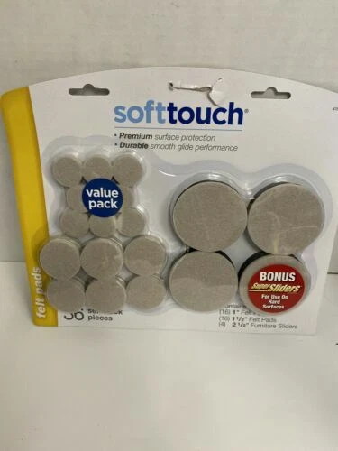 Vinyl Contemporary Furniture Glides, Felt Pad Furniture Parts