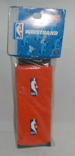 NIP Orange NBA Basketball Logoman Logo Wristband 2 Double Wide Wristbands