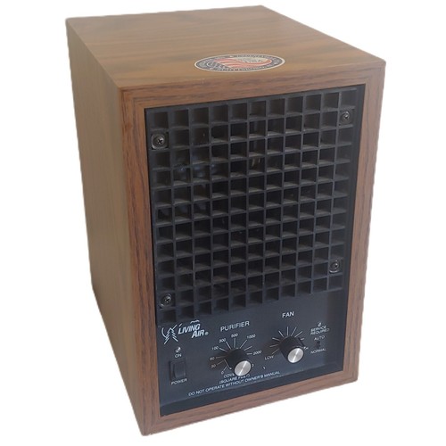 Living Air XL-15S Ozone Ionizer Air Purifier Machine Wood Box SHIPS