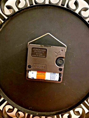 Alte Wanduhr MAUTHE - Eisen Kupfer - Bild 3 von 3