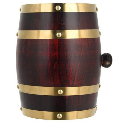 Oak Barrel Wooden Barrel Storage Aging Wine Whiskey Spirits Wine Barrel 1.5L/NEW