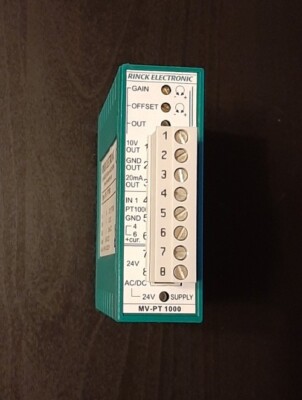 RINCK Electronic  MV-PT1000, Messverstärker  MV-PT1000, NEU