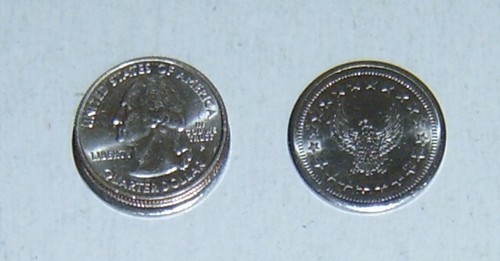 NUEVO 500 MONEDAS FICHAS MÁQUINA TRAGAMONEDAS LIBERTY/EAGLE PACHISLO ACERO INOXIDABLE - NUEVO - Imagen 5 de 5