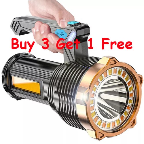 Phare LED Rechargeable Portable Super Lumineux - Puissant, étanche, Pour Camping