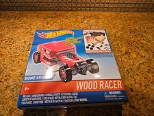 NEW Hot Wheels Wood Racers Bone Shaker car Build your own racer 2016. Brand New