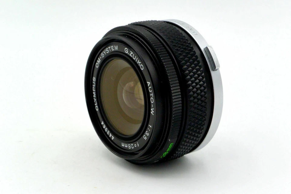Lente Olympus G.Zuiko Auto-W 28 mm f/3,5 enfoque manual montura OM - muy buena Foto 2 de 2