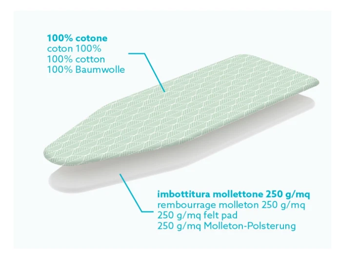 Housse de rechange pour table à repasser repassage linge 140 x 55 cm - Photo 3/4