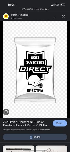 2023 Panini NFL Spectra Lucky Envelope - Confirmed Preorder - Picture 4 of 4