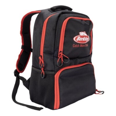 Berkley Tackle Bag Backpack 4 Trays Red & Black - 1590759 | eBay