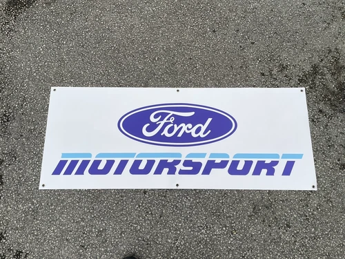 1x Ford Motorsport 1990s Style banner Classic Car Show Workshop Garage display