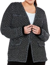 Nic+zoe Women's Up Tempo Jacket Size Xl (black)