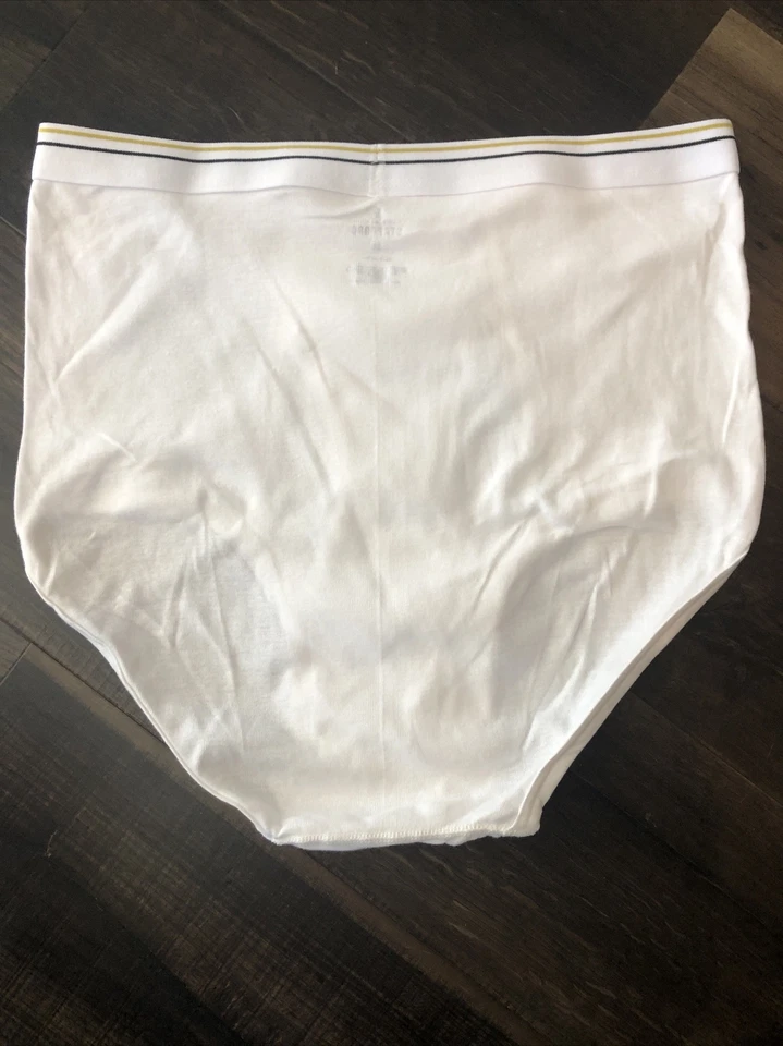 Vintage Men’s STAFFORD SZ 38 Full Cut Briefs White Cotton New Old Stock 13 Pairs - Image 3 of 4