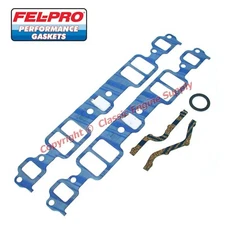 New Set of Fel Pro 1204 Intake Manifold Gaskets sb Chevy 400 350 327 305 283