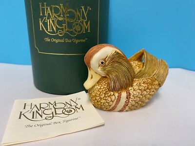 Harmony Kingdom DRAKE'S FANCY ~ Duck ~ TJLDU4 ~ Box ~ Tags ~ England