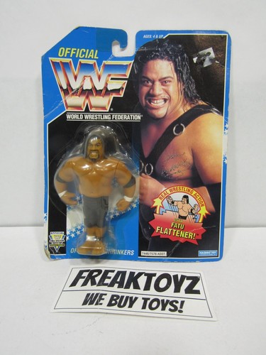 Official WWF Fatu Of The Headshrinkers, Hasbro 199...
