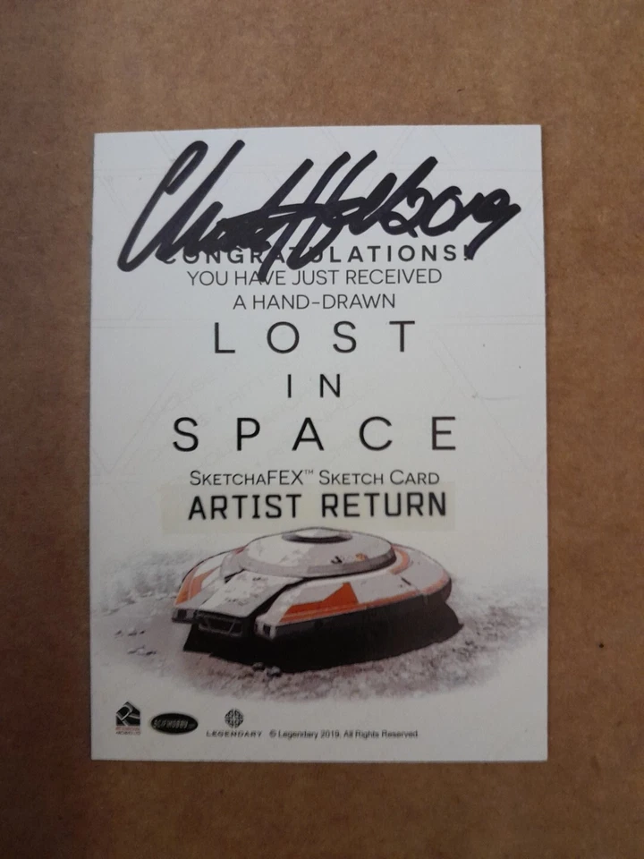 Lost In Space Season One Netflix 1/1 Sketch Card By Charles Hall Judy Robinson  - Image 2 of 2