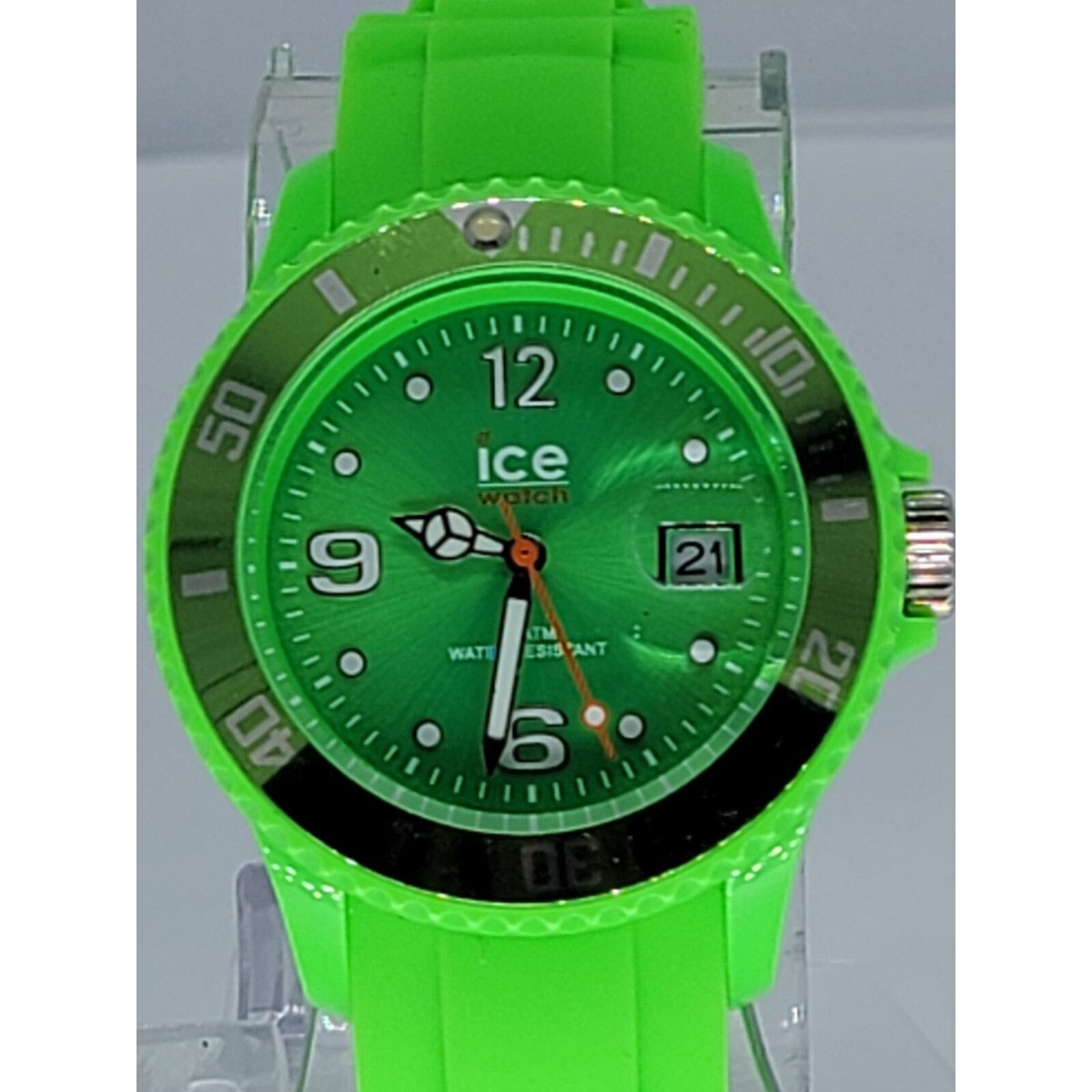Ice-Watch Plastic and Silicone Unisex Green Watch