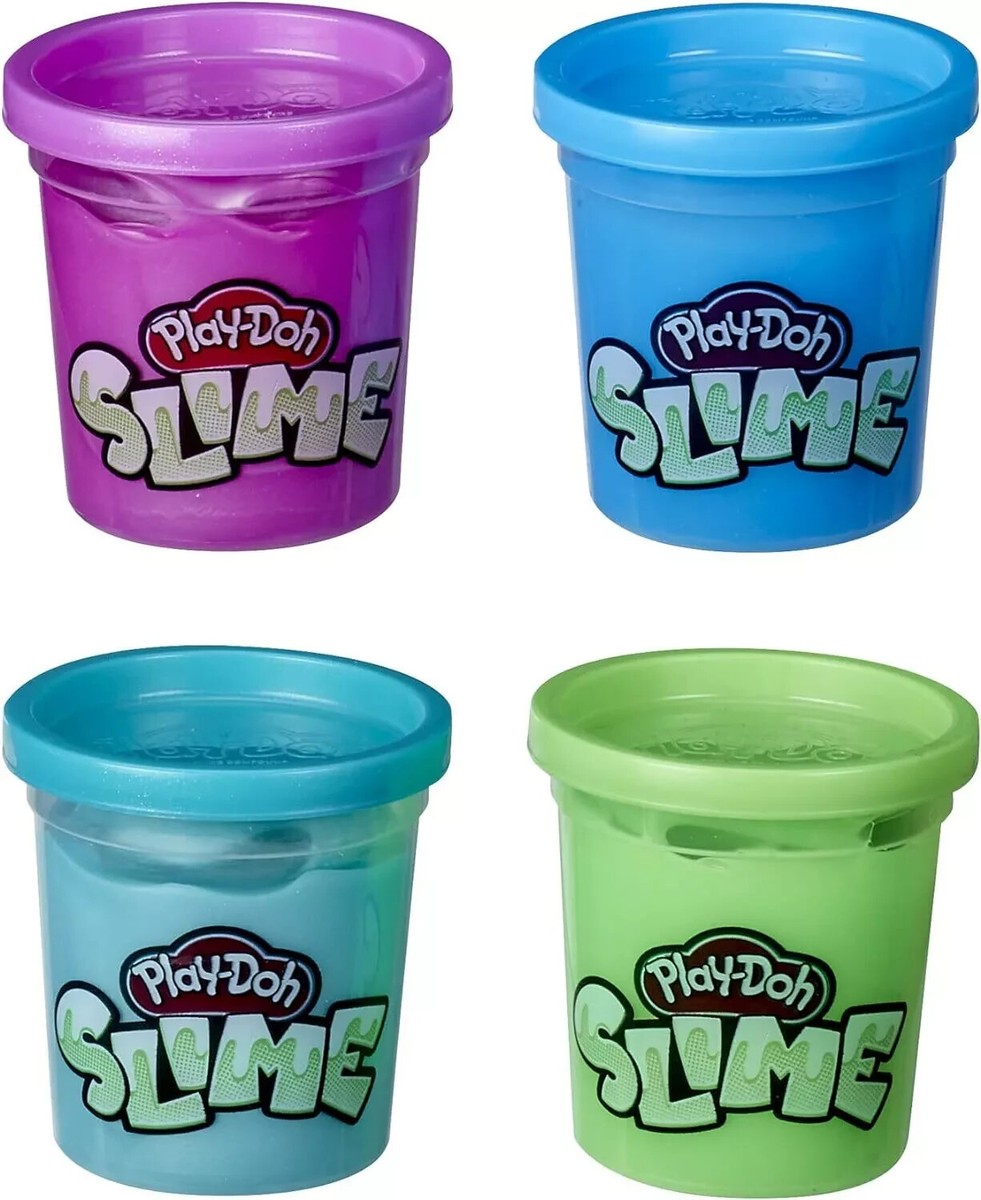 Play-Doh Slime Multipack Cool Colors, Foam, Krackle, Cloud, Hydro 13 in Total!