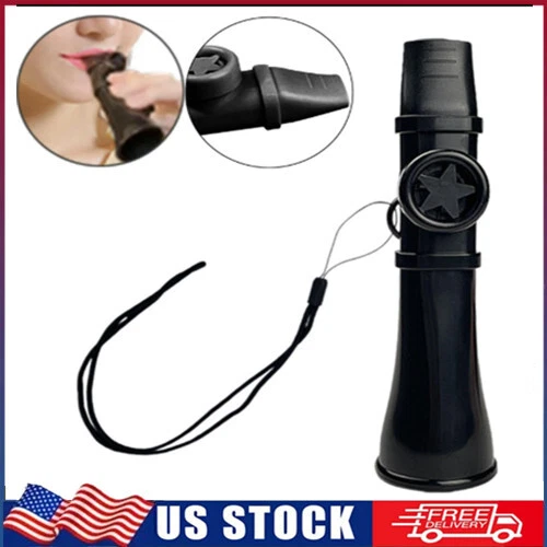 Adjustable Tone Aluminum Kazoo with Food Grade Mouthpiece for Musicians