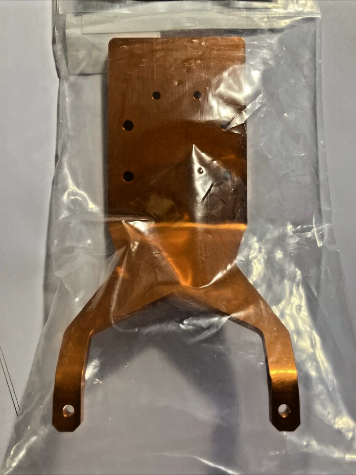 Integy Orange Aluminum Slash 2wd parts: T8649ORANGE Rear Skid Plate & T8670ORAN - Image 4 of 4