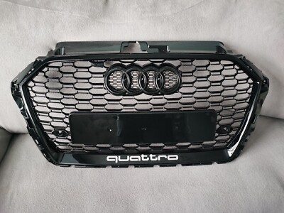 Für 2017-2020 Audi A3 S3 8V Facelift Frontgrill (Black Edition Quattro)