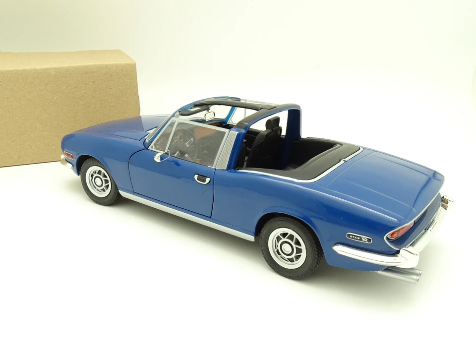 Jadi Sb 1/18 - Triumph Stag Blue - Image 4 of 4