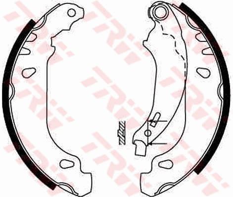 Mâchoires de frein arrière Clio II 1.5 dCi et Dacia Logan 1.4 tambour 180mm