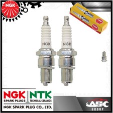 Image of NGK Yellow Box Spark Plug - Stk No: 3252 - Part No: BR9ECM - x2