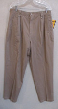 90's Cherokee High Waist Tapered Pleated Chino Pants Size 16 NWT