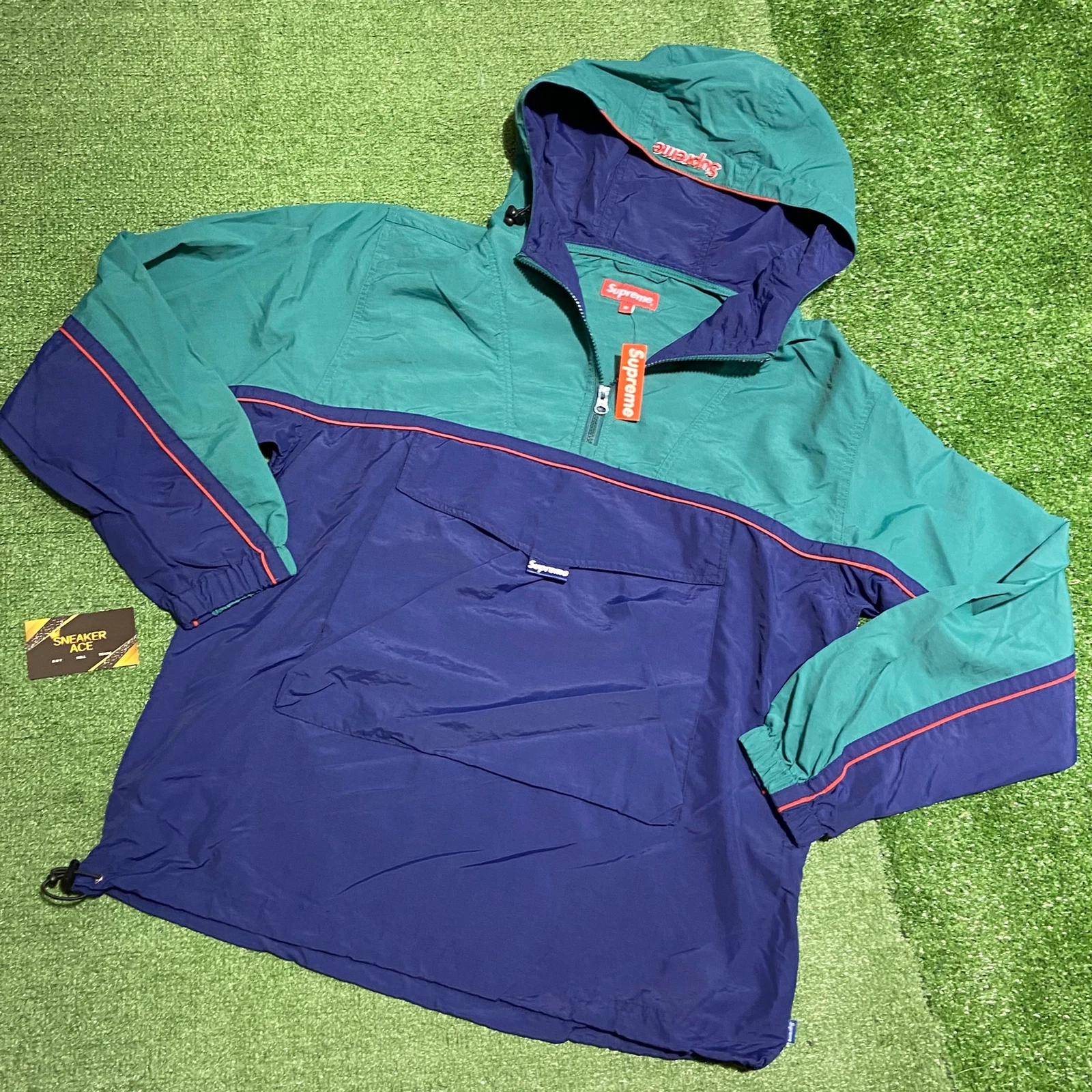 Anorak fendu suprême vert : M